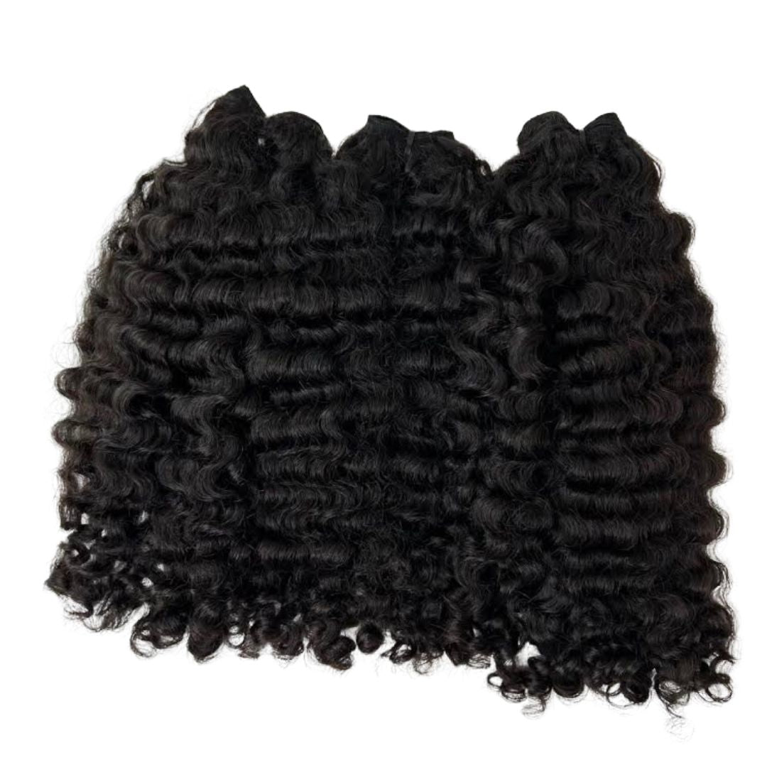 Raw Burmese Curly Bundles