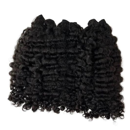 Raw Burmese Curly Bundles
